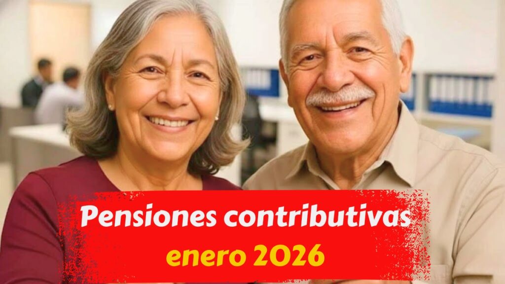 Pensiones contributivas enero 2026: ingreso de €1,200, beneficiarios y fechas de cobro